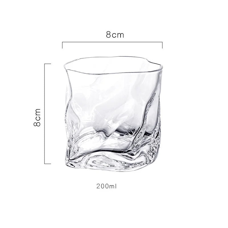 Twisted Glass Cup – 200 ml