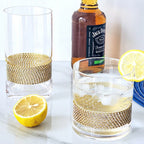Diamond-Base Glass Cups