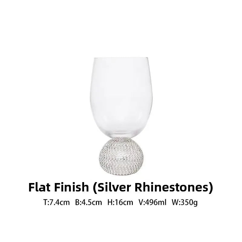 Diamond-Base Glass Cups