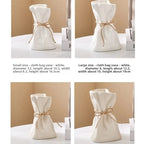 Decorative desktop home ceramic vases and glass flower vases, hydrophilic money bag shaped vases, flower living room decoration
