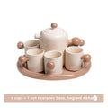 Ceramic Water Pitcher & Cup Set