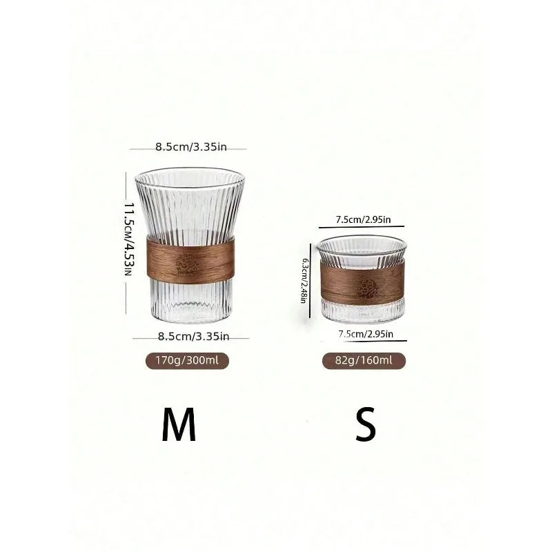 Vertical Glass Cup
