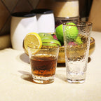 Gold-Edge Glass Cup – 300 / 330 ml