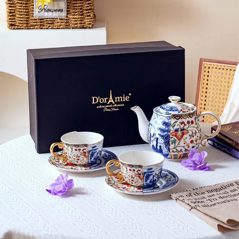 Teapot & 2 Cups Afternoon Tea Set