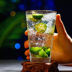 Gold-Edge Glass Cup – 300 / 330 ml