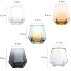 Luxury Whiskey Glass Set – 320 ml, 6 Pieces
