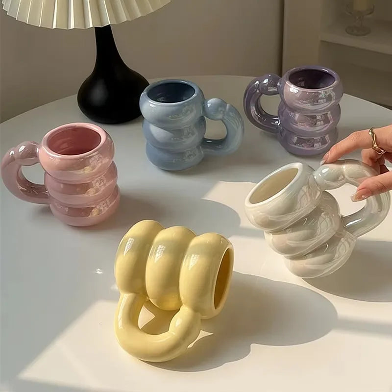 Chubby Cloud Ceramic Mug – 420 ml