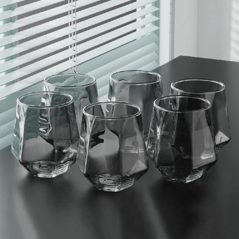 Luxury Whiskey Glass Set – 320 ml, 6 Pieces