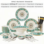 Floral Enamel Porcelain Dinner Set