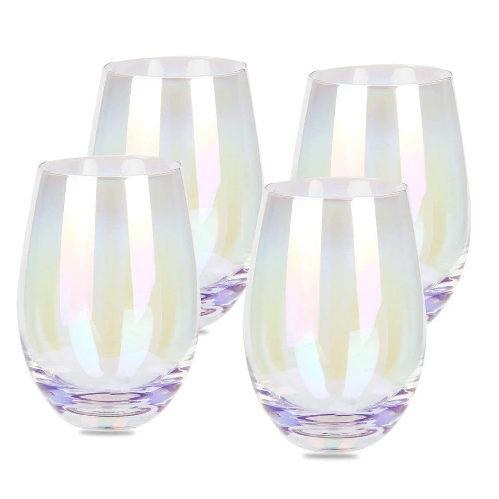 Iridescent Rainbow Wine Glasses – Set of 2 or 4